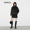 MO&Co. New Chinese Style Plum Blossom Velvet Jacquard Down Jacket