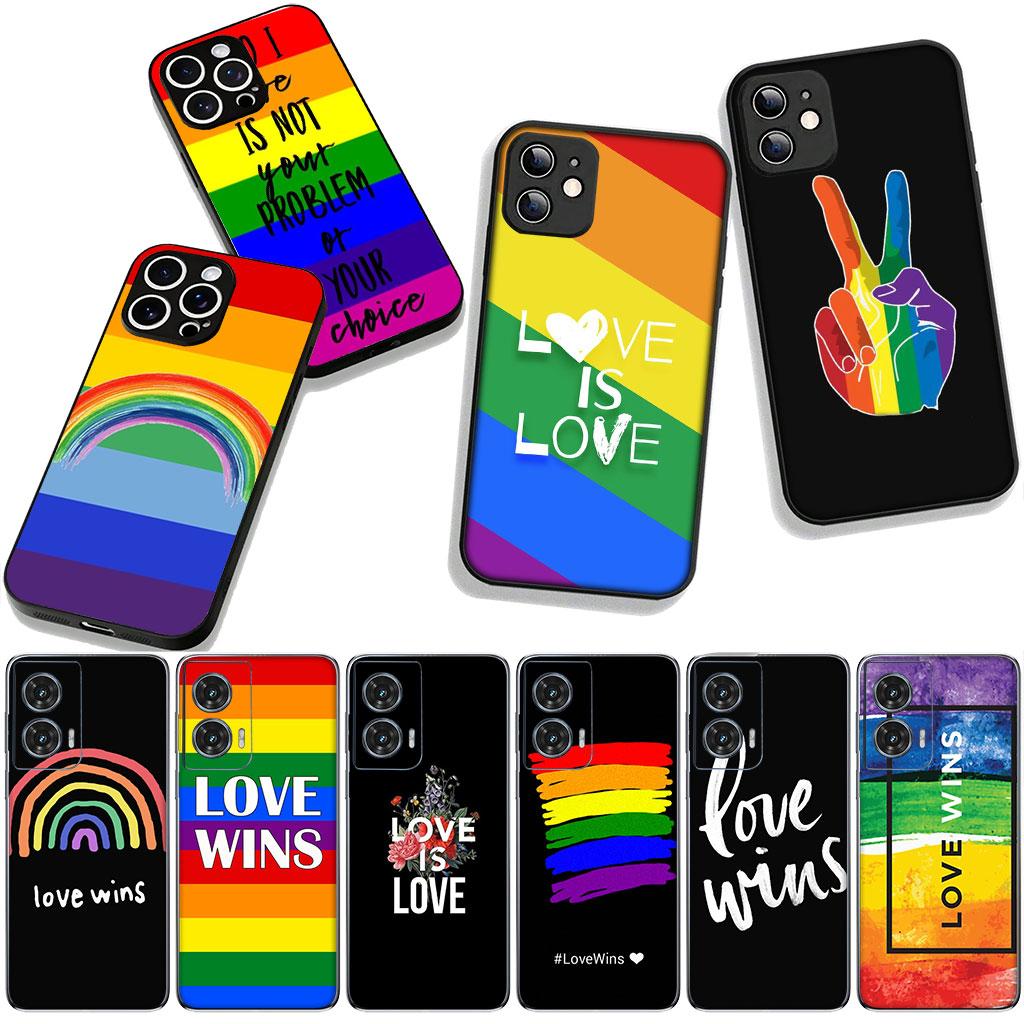 Gay Lesbian LGBT Rainbow Pride Phone Cover Case for Samsung Galaxy S25 S24 S22 S23 FE Ultra Plus A56 A05 A06 A15 A16 A55 S7 Edge