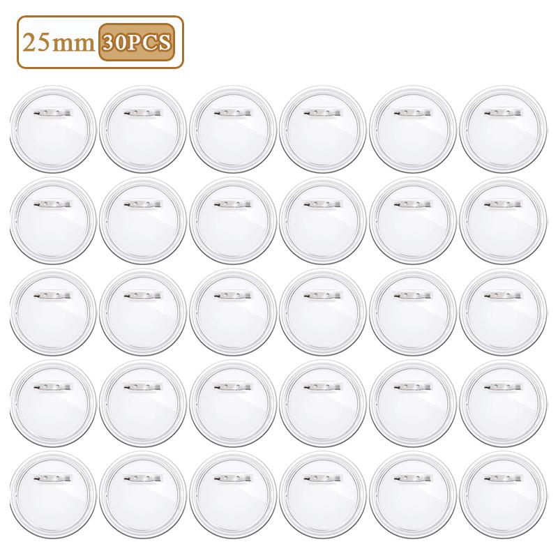 10/30/50 ШТ. Набор для изготовления круглых значков Сделай сам Материалы для значков-пинов для индивидуальных брошей Именных бирок Косплей Мероприятие Вечеринка Материалы для рукоделия