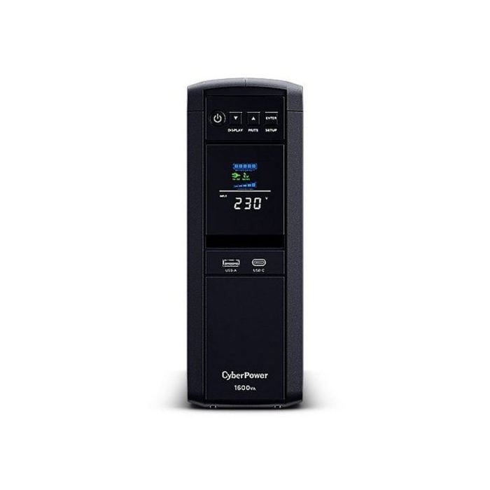 Système d'ASI - CyberPower - CP1600EPFCLCD - Protection de Workstations - Noir - Sinus pur