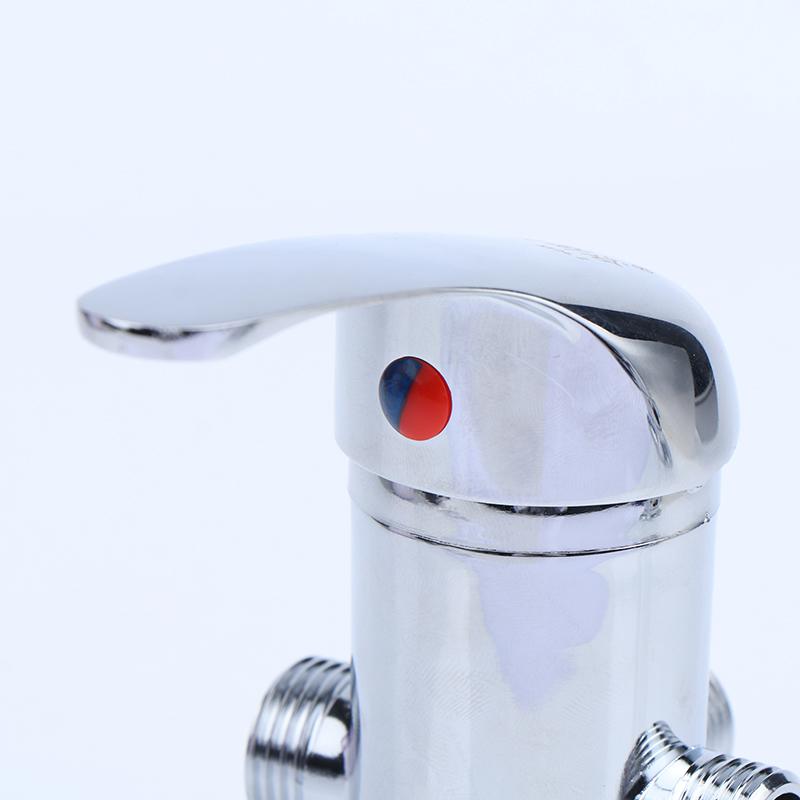 Солнечный водонагреватель Смесительный клапан Горячий Холодный Смеситель Ручка Переключатель 3-ходовой Клапан для смесителя для ванной Комната Душевой Разветвитель Соединитель