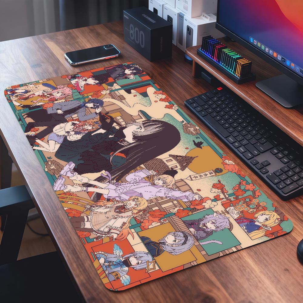 Virtual Idols J-Juufuutei Raden Mouse Pad For Office Gaming And Keyboards Non-Slip Large Waterproof