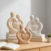 Керамическая статуэтка пары, обнимающаяся пара, романтическая скульптура влюбленных для годовщины свадьбы, Дня святого Валентина, декор полки для ТВ-стенки