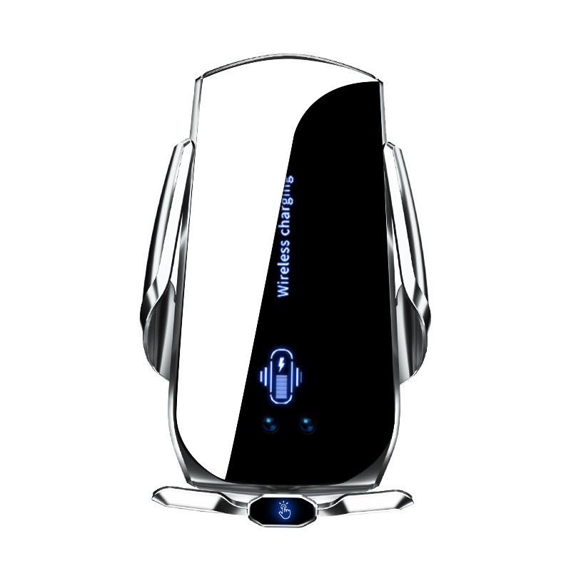 Smart Car Phone Holder With Auto-Sensing Wireless Charger Fast Charging Compatible IPhone