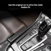 Car Interior Gear Shift Side Strip Trim Styling Accessories Carbon Fiber Pattern For BMW 5 Series F10 F11 525L I520L 2011 - 2017 LHD