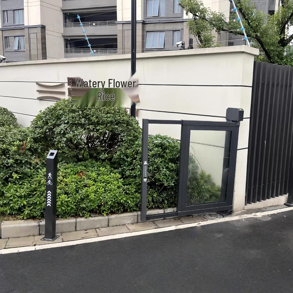 Умная водонепроницаемая стойка для доступа к двери с распознаванием лиц, сканером отпечатков пальцев и считывателем карт