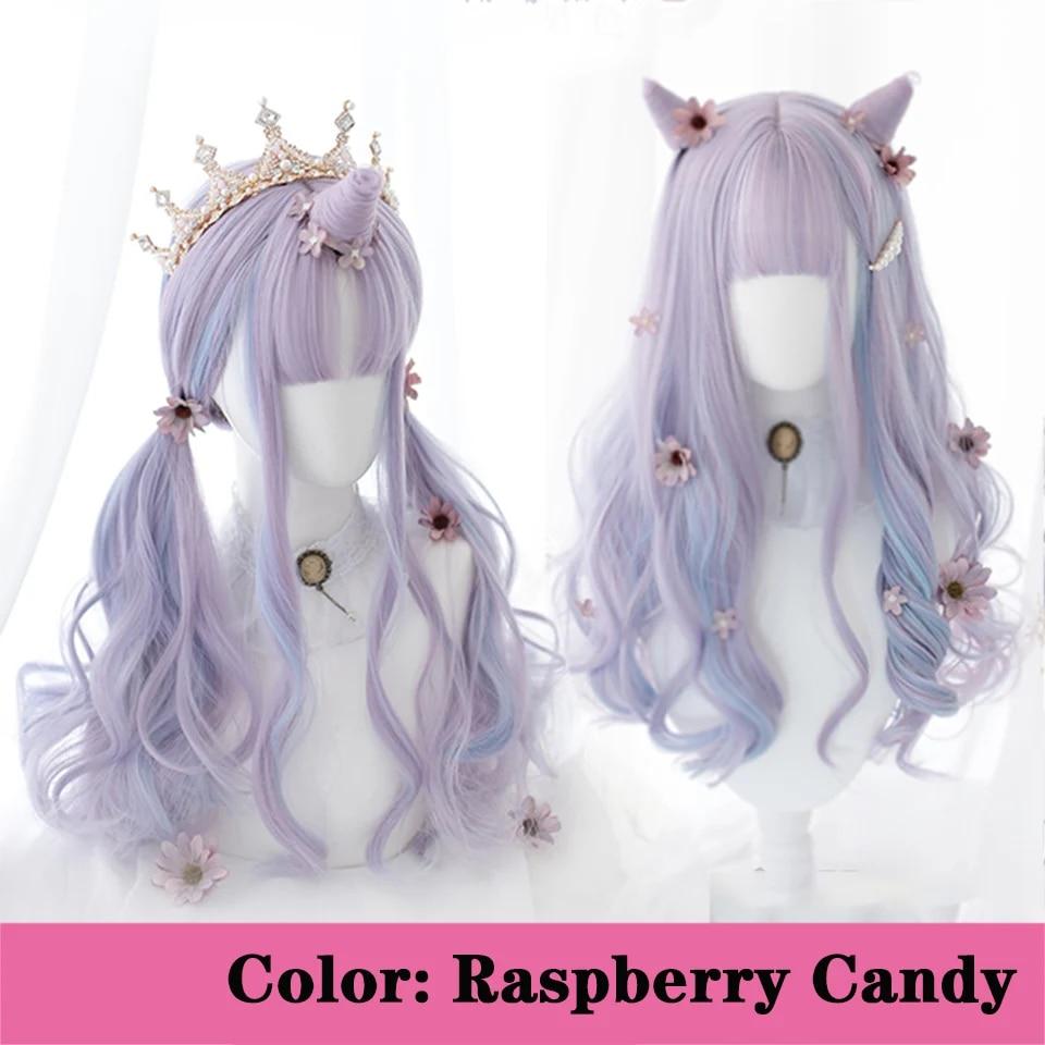 Длинный вьющийся синтетический парик с челкой по центру, темно-коричневый парик из натуральных вьющихся волос, женский парик для косплея, парик из термостойкого волокна