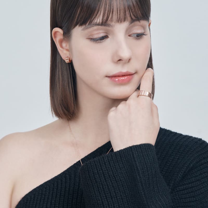 ELLE Jewelry Ella One Кольцо-тоннель с кубическим цирконием ELBRWR131