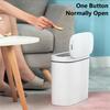 14л умный сенсорный мусорный бак электронный автоматический мусорный бак для ванной комнаты бытовой туалет водостойкий сенсорный бак с узким швом