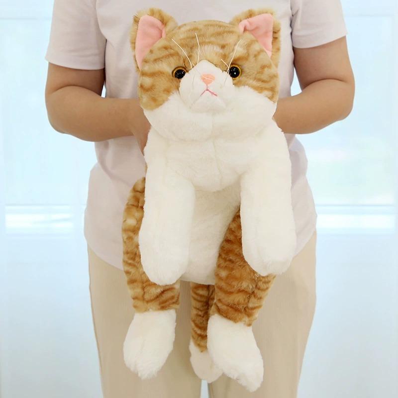 Cute Cat Plush Toy Doll Cat Doll Simulation Kitten Pillow Children Comfort Doll Gift Women