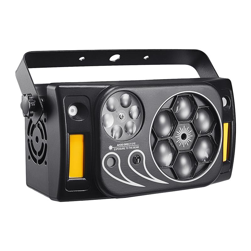 Светодиодные DJ-прожекторы 6x10 Вт RGBW луч вращающаяся голова сценический эффект лазер стробоскоп освещение пульт дистанционного управления для диско вечеринки бара мероприятия