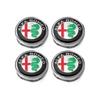 PRTZU1 60mm Car Wheel Hub Caps Auto Emblem Tire Center Cover Badge Decor For Alfa Romeo Sportiva 147 156 166 159 Giulietta Giulia GT