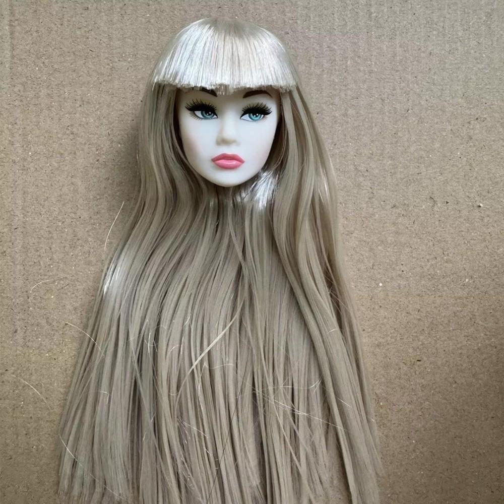 Белая Обычный Загар Кукольная Голова Длинные Волосы Голова Модной Куклы для 11,5-дюймового BJD Кукольного Тела