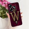 Для ITEL S23 Plus S681LN Чехол Для ITEL S23+ Чехол Силиконовый Роскошная Корона Буквы от A до Z 2D Плоский Рисунок Мягкий Чехол для Телефона