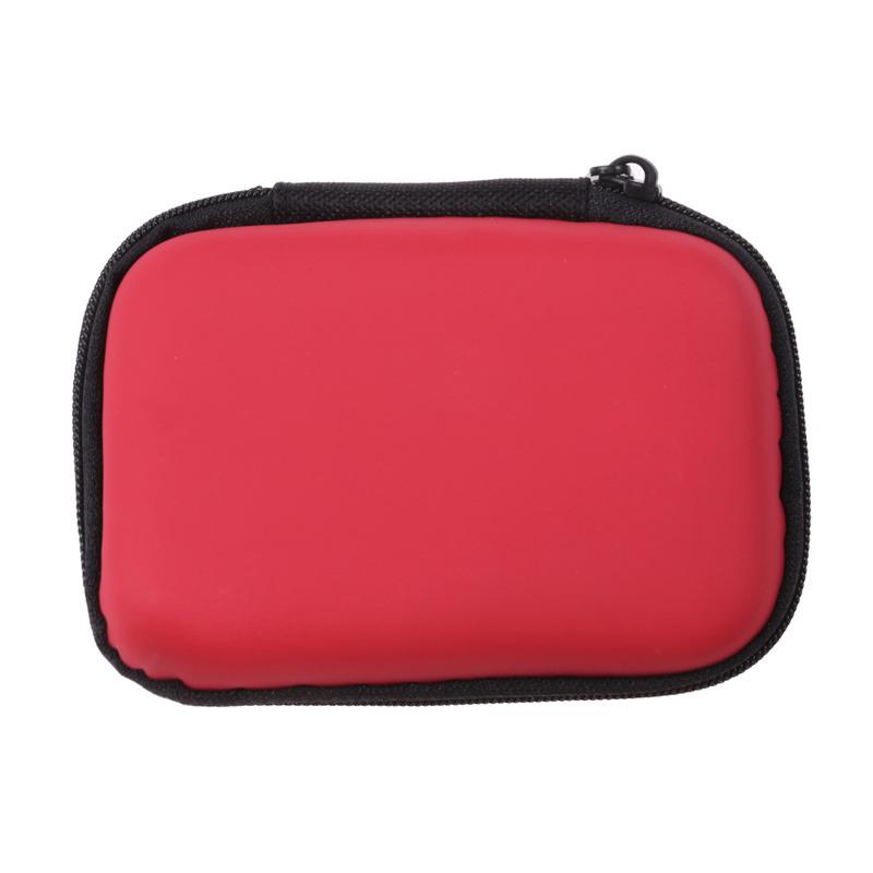 Портативный органайзер для USB-кабелей для передачи данных, кожаная сумка для хранения наушников, чехол-протектор для наушников, мини-жесткий чехол на молнии