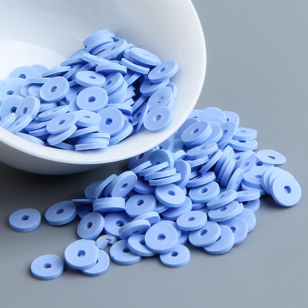 10 г бусин из полимерной глины сплошного цвета для браслетов и ожерелий - Разделительные бусины ручной работы