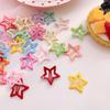 Y2K BB Hair Clips Star Edge Clip Colorful Snap Clip Headdress Women