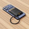 KEYSION Магнитный чехол-держатель для карт MagSafe для iPhone 17 16 15 Pro Max Samsung Huawei Эластичный кошелек-сумка из ПУ кожи Чехол для телефона