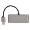 Адаптер USB3.0 на High Definition Multimedia Interface VGA USB Разветвитель 1080P Без драйверов Серебристый