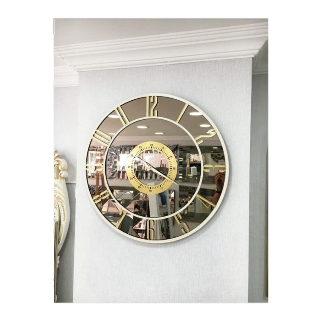 Decorative Wall Clock With Real Mirror (40cm)
