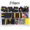 1/2/3/4 Pin Waterproof Connector Kit 300V 12V Waterproof Design Wire Harness Plug Male And Female Pair
