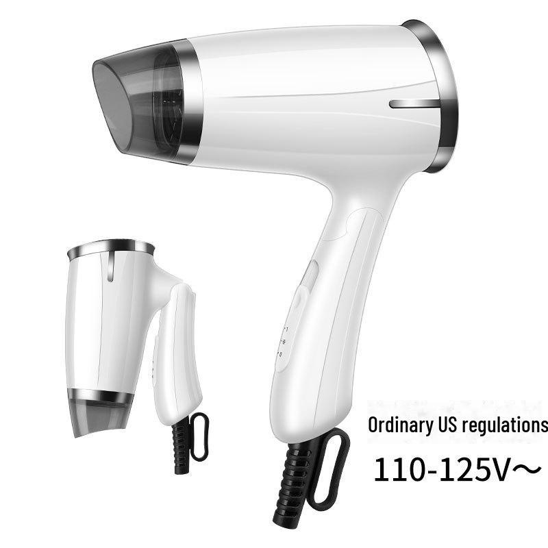 Мощный складной фен с режимами горячего и холодного воздуха — идеально подходит для дома, салона красоты, общежития, отеля, 110 В.