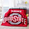 Bugheyes Personalized Text Blanket Cozy Customizable Blanket Ultra-Soft Suitable for Living Room Bed Couch Office Four Seasons Multipurpose