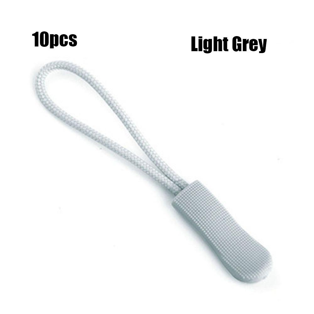 10 шт./упак. Запасной шнурок-бегунок для молнии рюкзака, куртки, веревочные pullers, зажим-пряжка для сумок, бегунок на молнии, чемодан, инструменты для дорожной одежды