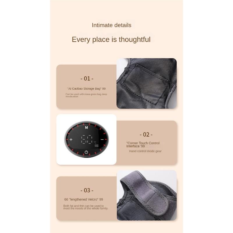 Новые согревающие массажные наколенники для суставов, согревающие компрессы, согревающие массажные накладки на плечи, колени, локти, беспроводной массаж, портативное согревающее устройство