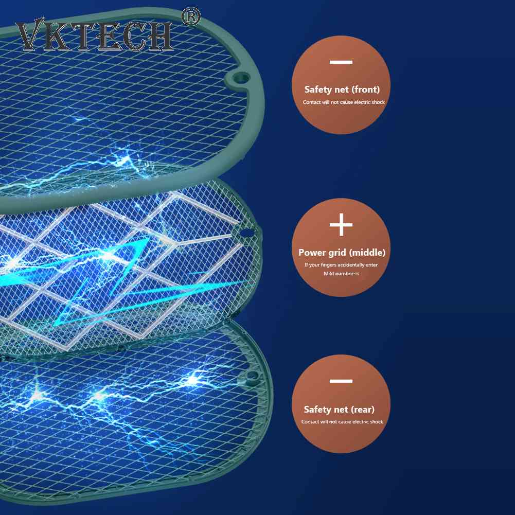 Ловушка-мухобойка 2-в-1, ракетка от комаров, уничтожитель насекомых, USB-зарядка, защитная сетка, бытовые принадлежности для дома, лето, сон