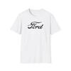 Retro Car Tee, Ford Script Logo Shirt, Vintage Auto Racing Top, Unisex T-Shrt