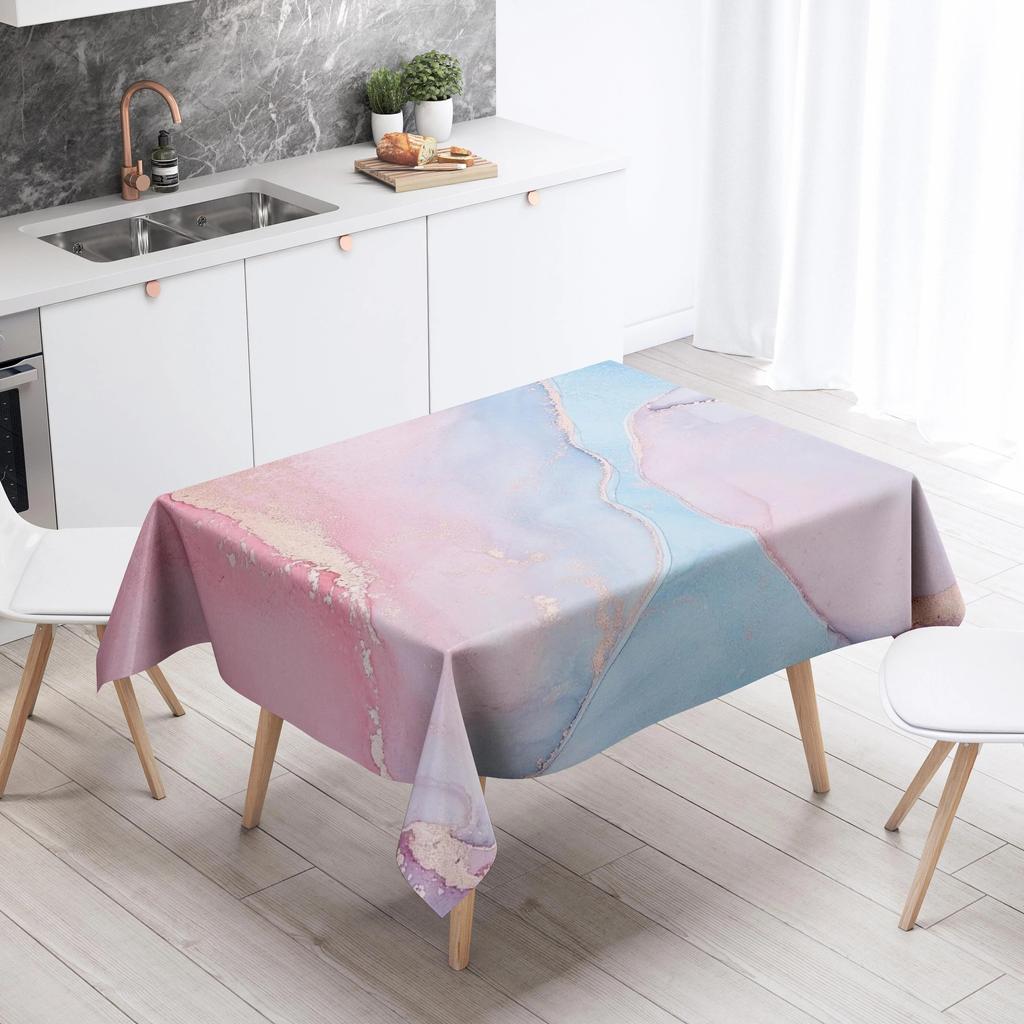 Скатерть с мраморным узором, устойчивая к пятнам, водостойкая обеденный стол, домашний декор, прямоугольная кухонная столешница для камина