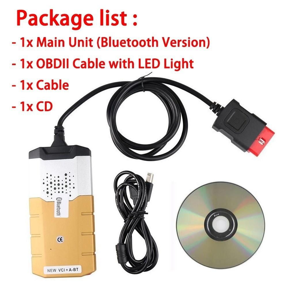 Новый автомобильный диагностический сканер TCS CDP PRO Delphi Ds150e 2017,1 Keygen Bluetooth Obd2 Diagnostic