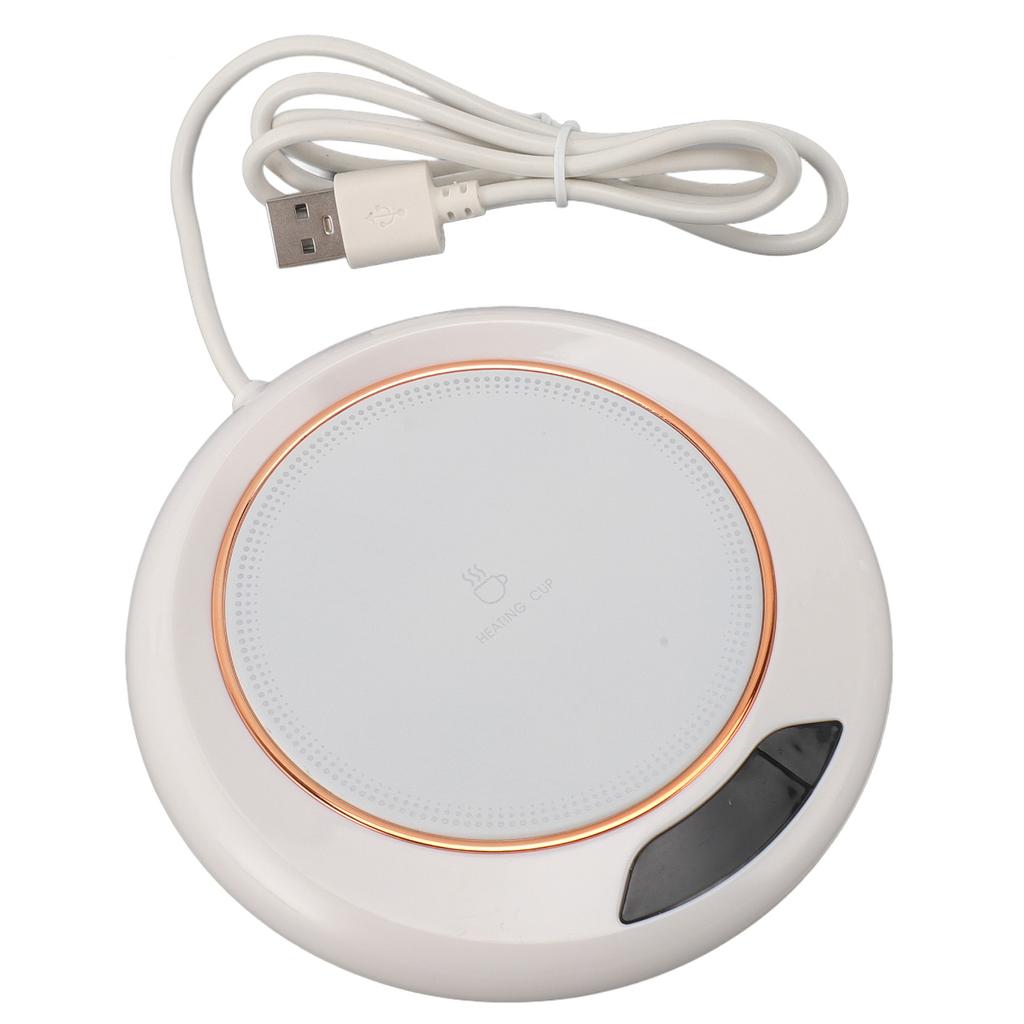 Electric Coffee Warmer 3 Temp Settings Timer USB Power Supply Automatic Coffee Heater for Home
