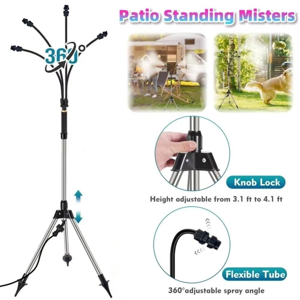 Portable Standing Misters Adjustable Height Portable Misters Sprayer Water Misters Garden
