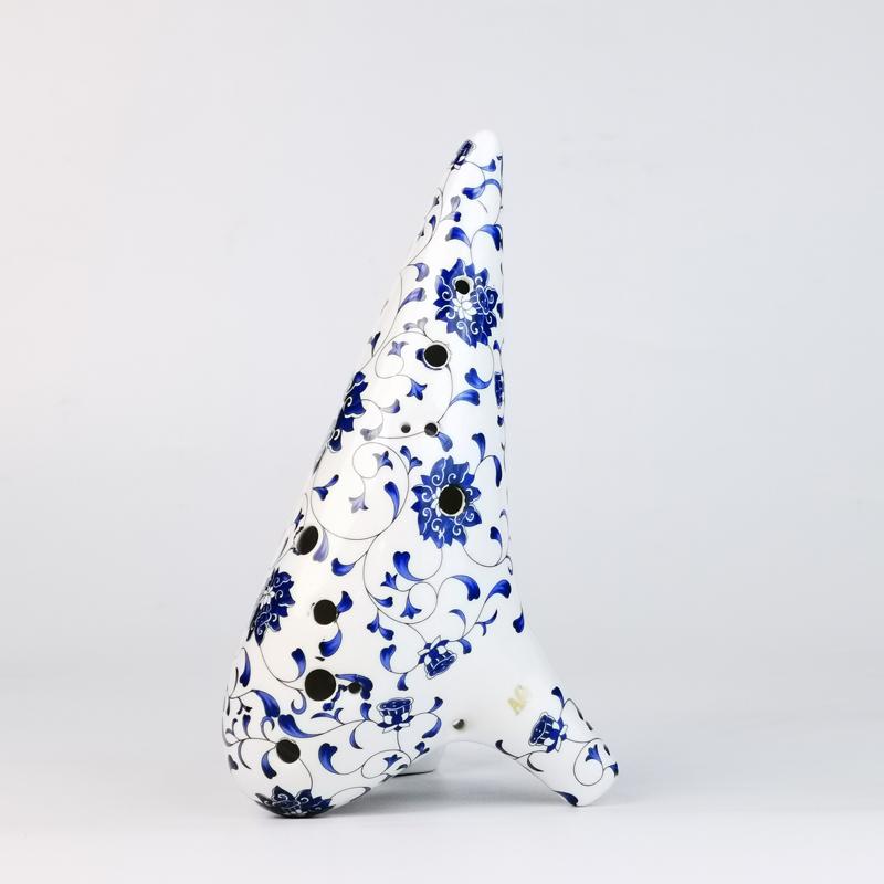 Керамическая окарина База Орф-инструменты Исцеление 12 отверстий Окарина времени Звуковая терапия Профессиональные музыкальные инструменты Аксессуары Легендарные окарины