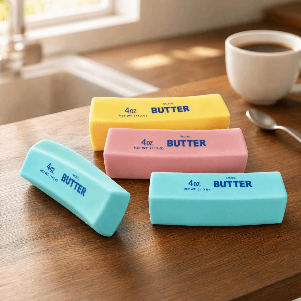 Kneading Butter Stick Squeezing Toy Creative Realistic Butter Sticks for Kids Adults