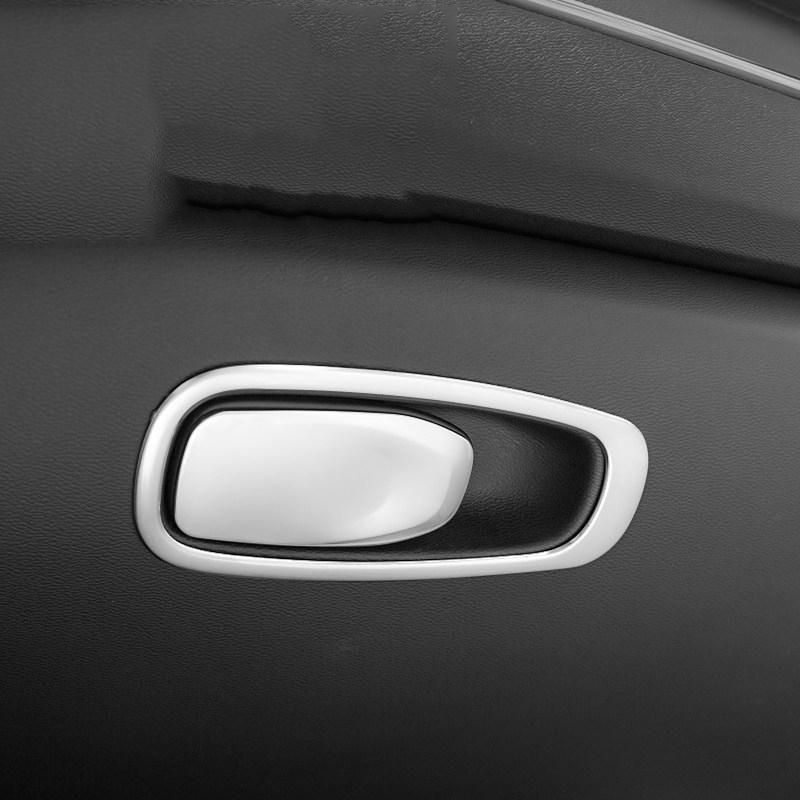 Для Volvo XC60 2018-нержавеющая сталь автомобильный ящик для хранения второго пилота перчаточный ящик ручка крышка отделка наклейки аксессуары для интерьера