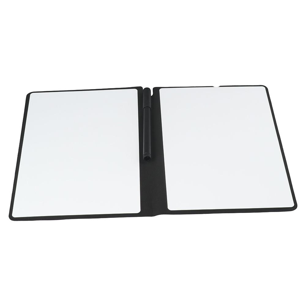 Leather Erasable Whiteboard Notebook Memo Pad With Whiteboard Pen Erasing Cloth Writing Board
