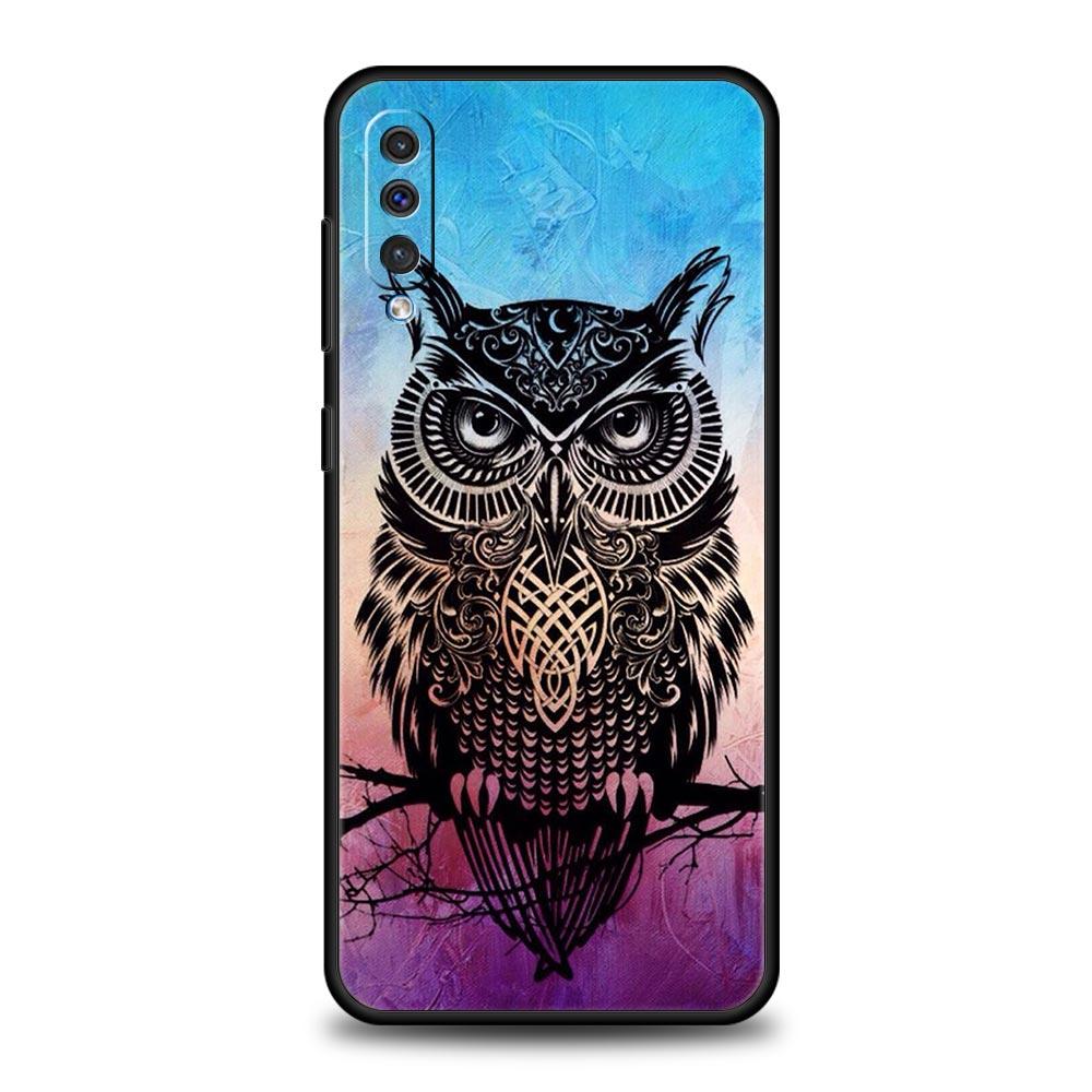 Мультяшные Подарки Милый Чехол-Сова Для Samsung A56 A36 A26 A16 A14 A12 A22 A32 5G A34 A42 A52 A54 A50 A70 A72 A40 A20E A04S A06 Чехол