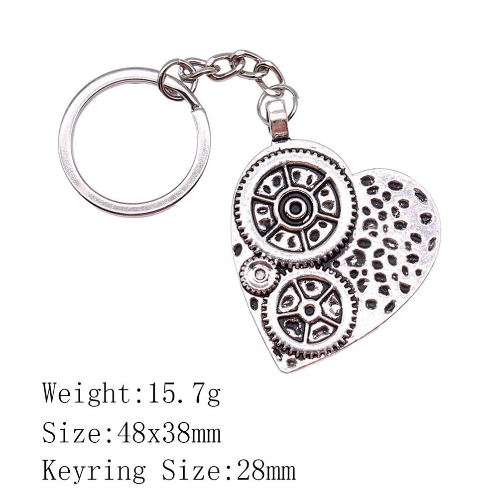 Выпускной Пара Брелки Инструменты Gear Киберпанк Брелок Предметы Брелок Материал