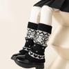 Женские термоштаны Fair Isle с флисовой подкладкой и чехлами на носки