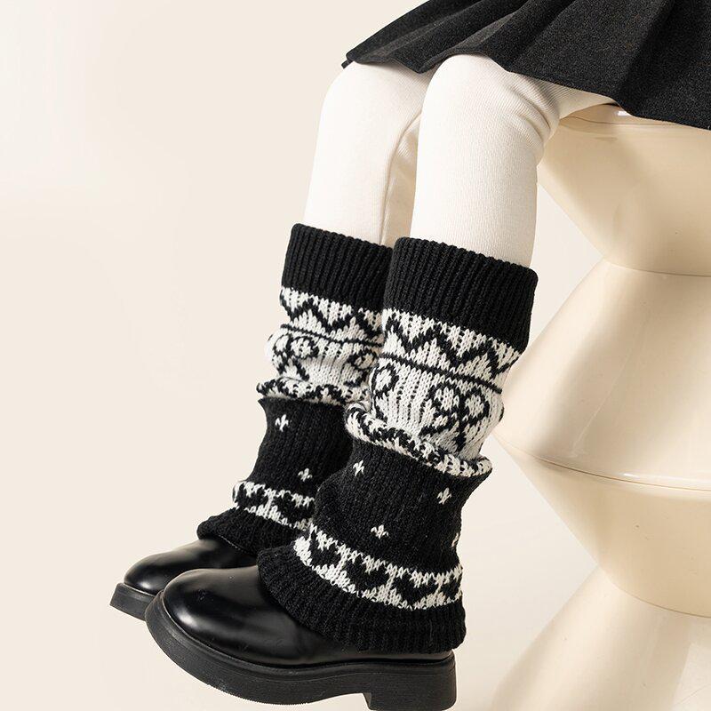 Женские термоштаны Fair Isle с флисовой подкладкой и чехлами на носки