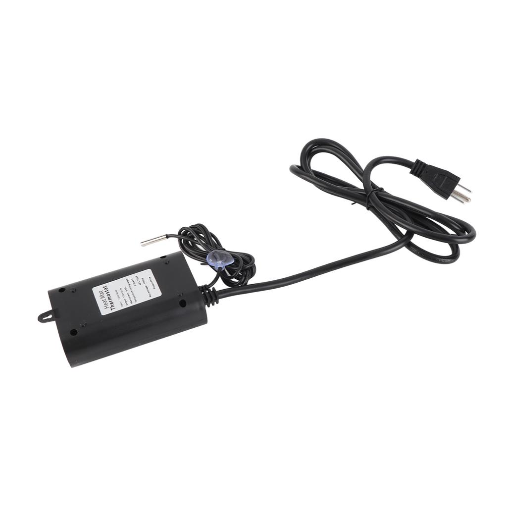 Digital Heat Mat Thermostat 1000W 41 to 108 Fahrenheit  Temperature Controller with LED Display for Seedlings Hydroponic Germination Reptiles Fermenta