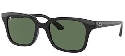 Ray-Ban Детские солнцезащитные очки RJ9071S 100/71 Черный / Темно-зеленый 48