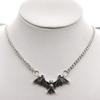 Bat Chain Necklace Metal Fashion Vintage Punk Gothic for Women Animals Choker Halloween Collar Hip Hop Girls Jewelry Gift