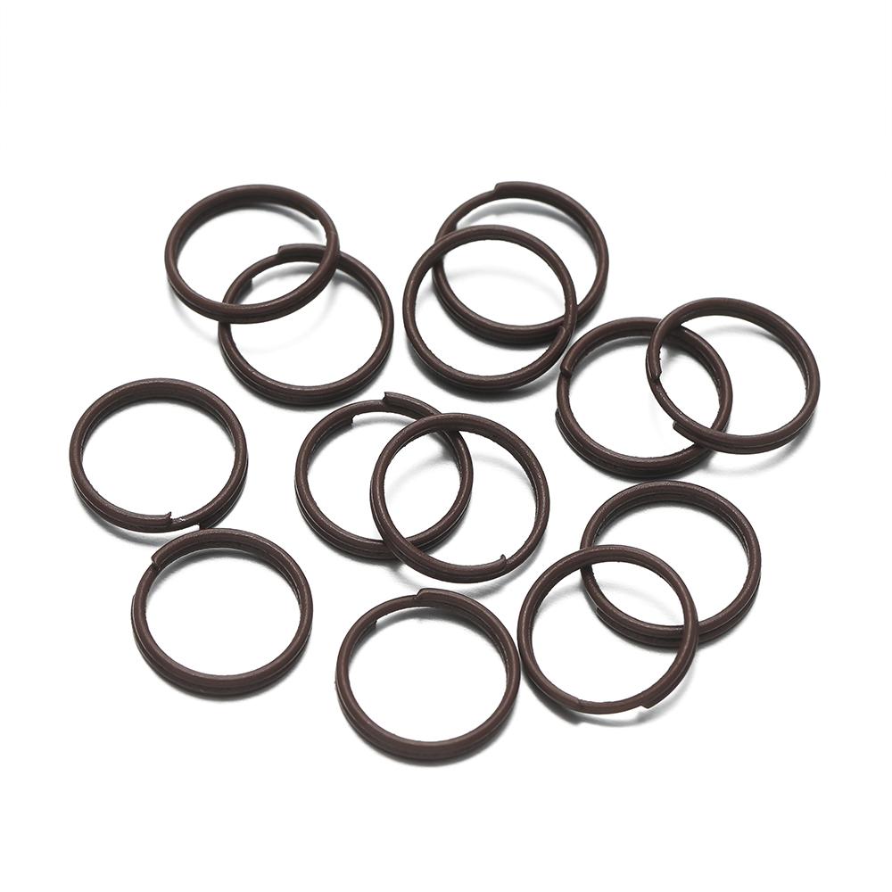 200pcs/lot 8mm 10mm Colorful Open Jump Rings Findings Double Circle Loop Jump Ring Connector For DIY Jewelry Making