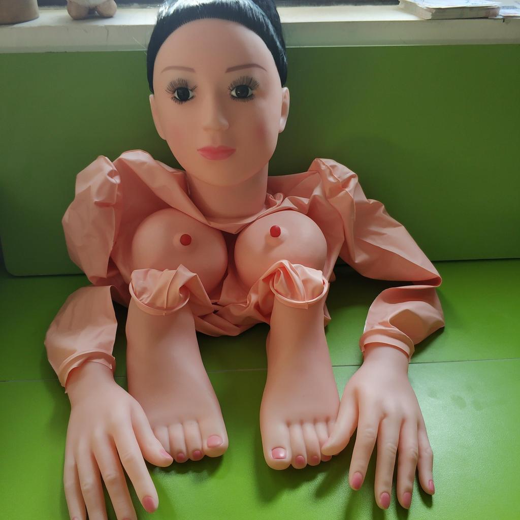 Надувная кукла. Влагалище можно снять для удобства чистки и переноски. Бесплатный воздушный насос 1600 г 160 см.