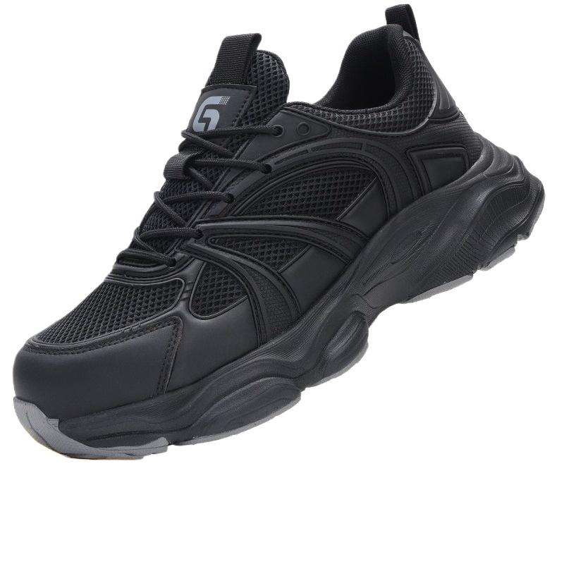 2025 Рабочая обувь Мужская Легкие Защитные Ботинки Неразрушимые Рабочие Кроссовки Женские Кевларовая Стелька Защитная Обувь со Стальным Носком