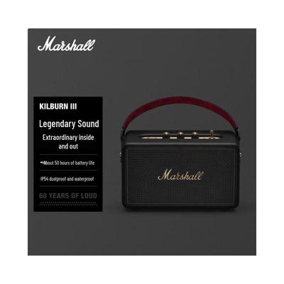 Marshall Портативная Bluetooth-колонка Kilburn III, штекер CN (адаптер в комплекте)